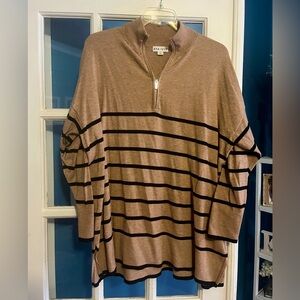Ava & Viv striped tunic sweater